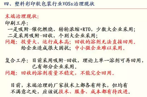 包装印刷业VOCs排放现状与综合治理